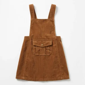 corduroy pinafore flatlay