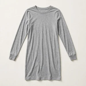 heather gray dress flatlay